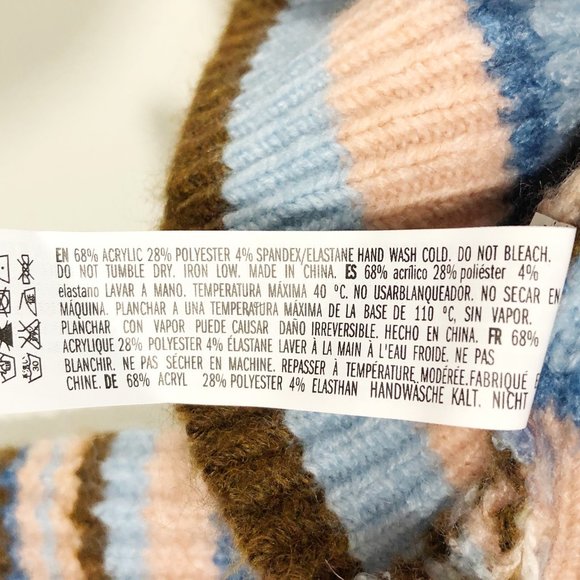 NWT! Nordstrom ENGLISH FACTORY Knit Stripe Cardigan in Multi M - Picture 16 of 16